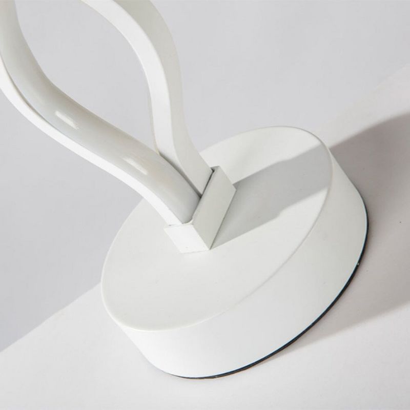 Luminária Abajur de Mesa Led Espiral Dupla