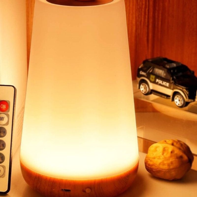 Luminária Touch USB - 13 Cores e 5 Intensidades