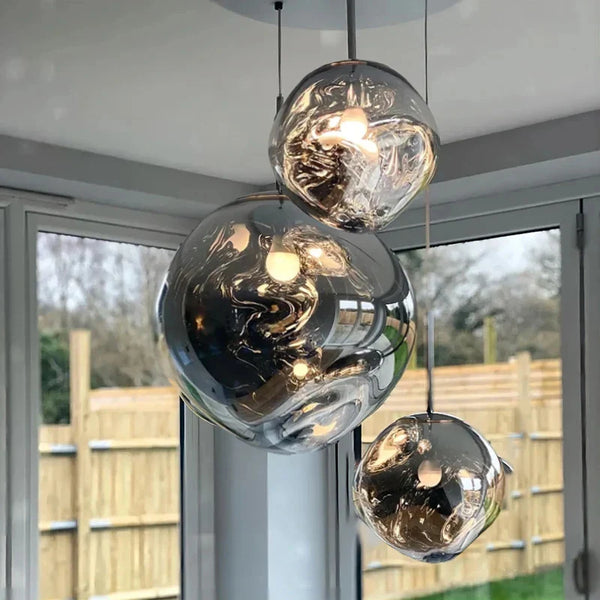 Lustre Pendente Luxuoso Lava Nordico