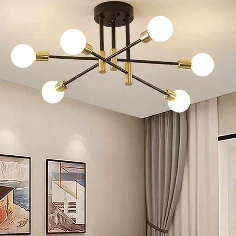 Lustre Luminária de Teto Candelabro Ledz