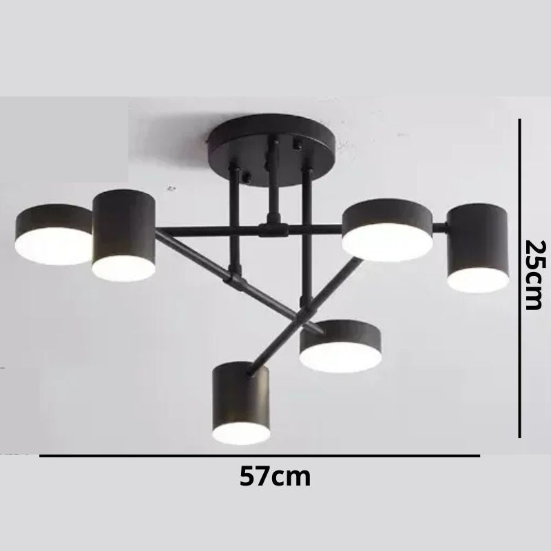 Lustre Luminária de Teto Led Triplo
